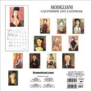 Modigliani 2002 Calendar