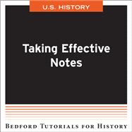 Taking Effective Notes - U.S.