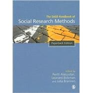 The Sage Handbook of Social Research Methods