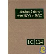 Literature Criticism From 1400 To 1800