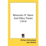 Memories O' Hame And Other Poems