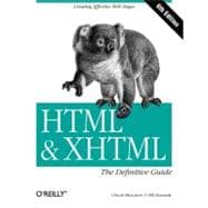 HTML and XHTML : The Definitive Guide