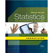 Statistics for Management and Economics, Abbreviated Edition (with Essential Textbook Resources Printed Access Card)