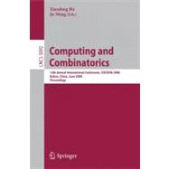 Computing and Combinatorics: 14th International Conference, Cocoon 2008 Dalian, China, June 27-29, 2008, Proceedings