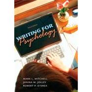 Writing for Psychology, 3rd Edition