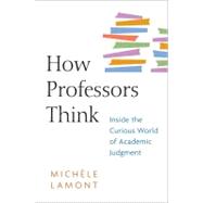 How Professors Think,9780674057333