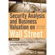 Security Analysis and Business Valuation on Wall Street + Companion Web Site A Comprehensive Guide to Today's Valuation Methods