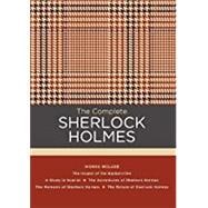 The Complete Sherlock Holmes Works include: The Hound of the Baskervilles; A Study in Scarlet; The Adventures of Sherlock Holmes; The Memoirs of Sherlock Holmes; The Return of Sherlock Holmes