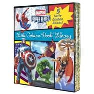 Marvel Little Golden Book Library (Marvel Super Heroes) Spider-Man; Hulk; Iron Man; Captain America; The Avengers