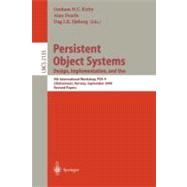 Persistent Object Systems: Design, Implementation, and Use : 9th International Workshop, Pos-9, Lillehammer, Norway, September 6-8, 2000, Revised Papers