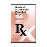 Handbook of Commonly Prescribed Drugs