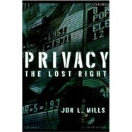 Privacy The Lost Right