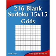 216 Blank Sudoku 15x15 Grids