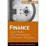 Finance Capital Markets, Financial Management, and Investment Management