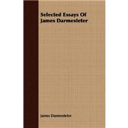 Selected Essays of James Darmesteter