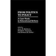 From Politics to Policy