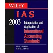 Wiley IAS 2003 : Interpretation and Application of International Accounting Standards