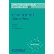 Finite Fields and Applications: Proceedings of the Third International Conference, Glasgow, July 1995