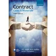 Contract Cases and Materials