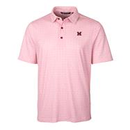 Cutter & Buck Pike Double Dot Print Stretch Polo