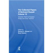 The Collected Papers of Bertrand Russell, Volume 15