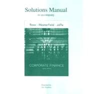 Solutions Manual to accompany Corporate Finance