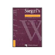 Siegel's Wills & Trusts: Essay and Multiple-Choice Questions and Answers