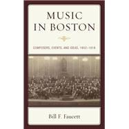 Music in Boston Composers, Events, and Ideas, 1852–1918