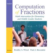 Computation of Fractions Math Intervention for Elementary and Middle Grades Students