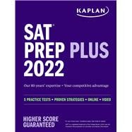 SAT Prep Plus 2022 5 Practice Tests + Proven Strategies + Online + Video