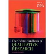 The Oxford Handbook of Qualitative Research,9780190847388
