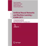 Artificial Neural Networks and Machine Learning - ICANN 2011