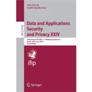 Data and Applications Security and Privacy XXIV