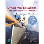 Differential Equations and Boundary Value Problems Computing and Modeling (Tech Update),9780134837390