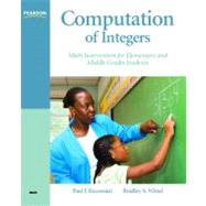 Computation of Integers Math Intervention for Elementary and Middle Grades Students