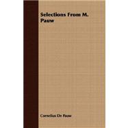 Selections from M. Pauw