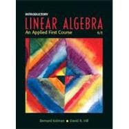 Introductory Linear Algebra : An Applied First Course book cover, ISBN 9780131437401