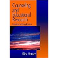 Counseling and Educational Research : Evaluation and Application