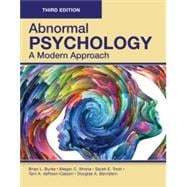 Abnormal Psychology: A Modern Approach - Black & White Edition