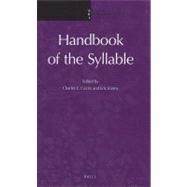 Handbook of the Syllable