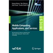 Mobile Computing, Applications, and Services