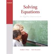 Solving Equations : An Algebra Intervention