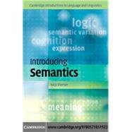 Introducing Semantics,9780521617413