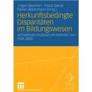Herkunftsbedingte Disparitäten Im Bildungswesen