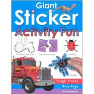 Giant Sticker Activity Fun Book: Trucks, Bugs, Dinosaurs