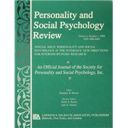 Personality and Social Psychology at the Interface: New Directions for Interdisciplinary Research: A Special Issue of personality and Social Psychology Review