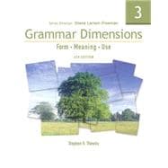Grammar Dimensions 3 Form, Meaning, Use