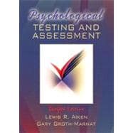 Psychological Testing And Assessment,9780205457427