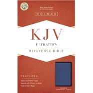 KJV Ultrathin Reference Bible, Cobalt Blue LeatherTouch, Indexed