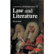 A Critical Introduction to Law and Literature